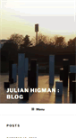 Mobile Screenshot of julianhigman.com
